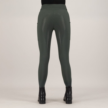 Legging de equitação HV Polo Estrelle FullGrip feminino Verde petróleo Legging de equitação HV Polo Estrelle FullGrip feminino Verde petróleo