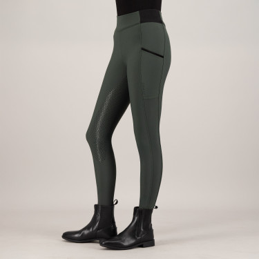 Legging de equitação HV Polo Estrelle FullGrip feminino Verde petróleo Legging de equitação HV Polo Estrelle FullGrip feminino Verde petróleo