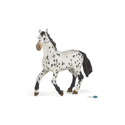 Estatueta Appaloosa preta Papo