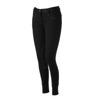 Calça Equithème Pro Preto / branco Calça Equithème Pro Preto / branco