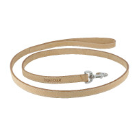 Trela de couro Diego & Louna para cão Natural Castanho Trela de couro Diego & Louna para cão Natural Castanho