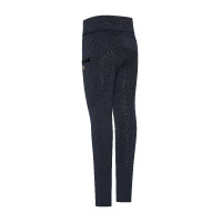 Legging de equitação Imperial Riding Teddy FullGrip infantil Marinho Azul-marinho