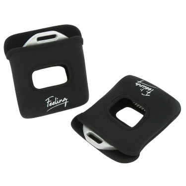 Capas de neoprene Feeling para estribos Preto