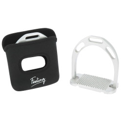 Capas de neoprene Feeling para estribos Preto