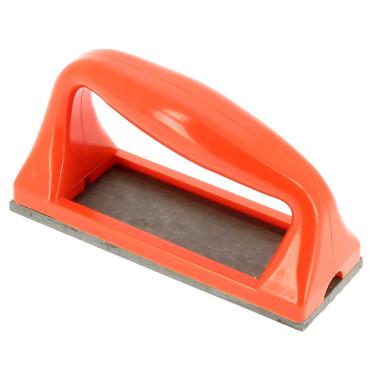 Raspador de cascos com cabo de plástico Vermelho