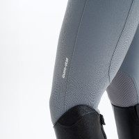 Calças de equitação Euro-Star Camillo original grip nos joelhos masculino Titânio Cinzento