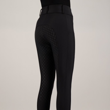 Calças de equitação Imperial Riding Bilou FullGrip feminino Preto