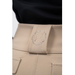 Calça de equitação Luce Harcour Bege