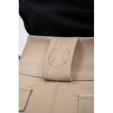 Calça de equitação Luce Harcour Bege