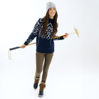 Pulôver HV Polo Dorian feminino Natural Castanho