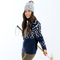 Pulôver HV Polo Dorian feminino Marinho Azul-marinho