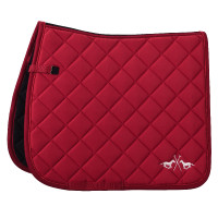 Manta de sela HV Polo Celia Club Dressage Rosa vermelha
