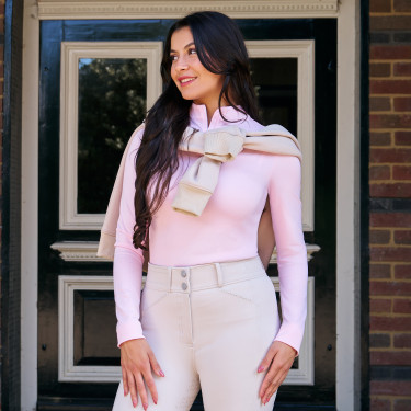 Top base Imperial Riding Jamy mulher Algodão doce