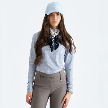 Top HV Polo Peggy mulher Azul gelo