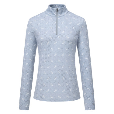 Top HV Polo Peggy mulher Azul gelo