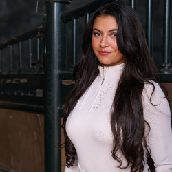 Top Imperial Riding Alinda feminino Cinza / areia Cinzento Top Imperial Riding Alinda feminino Cinza / areia Cinzento