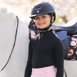 Top Imperial Riding Alinda infantil Preto