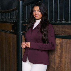 Casaco de competição Imperial Riding Basic feminino Figue Violeta Casaco de competição Imperial Riding Basic feminino Figue Violeta