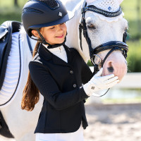Casaco de concurso Imperial Riding Basic Kids Preto Casaco de concurso Imperial Riding Basic Kids Preto