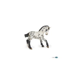 Estatueta Potro Appaloosa preto Papo