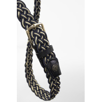 Cinto Harcour x Versailles Charline Marinho / dourado claro Azul-marinho