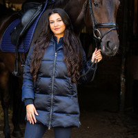 Casaco Puffer Imperial Riding Bodie feminino Figue Violeta