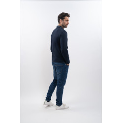 Polo Harcour Malik Marinho Azul-marinho