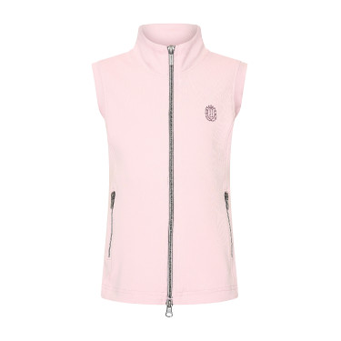 Colete sem mangas Imperial Riding Cybil kids Algodão doce Rosa