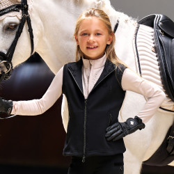 Colete sem mangas Imperial Riding Cybil kids Preto Colete sem mangas Imperial Riding Cybil kids Preto