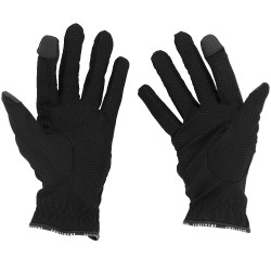 Luvas Equithème Charlie Preto Luvas Equithème Charlie Preto
