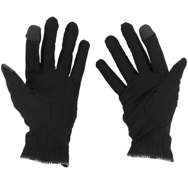 Luvas Equithème Charlie Preto Luvas Equithème Charlie Preto