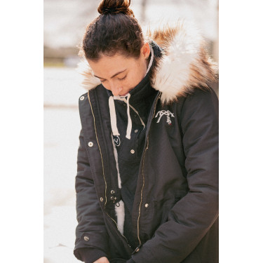 Parka Pénélope Mega Lyon Preto