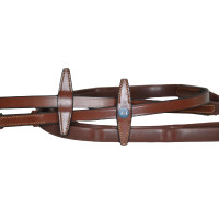 Rendas de borracha T de T com passadores Havana escuro Castanho