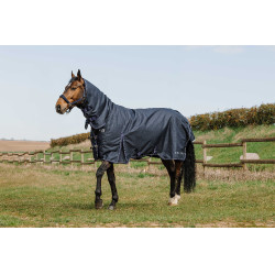 Manta de exterior Equithème Anatomic combo 1200 D Marinho Azul-marinho Manta de exterior Equithème Anatomic combo 1200 D Marinho Azul-marinho