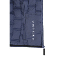 Colete acolchoado sem mangas sem costuras Je t'aime Equithème Aurore Azul/cinza