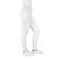 Legging com assento em silicone Equithème Alizé mulher Branco