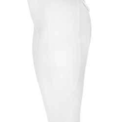Legging com assento em silicone Equithème Alizé mulher Branco