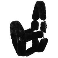 Caveção Je t'aime Equithème Snuggy Preto Caveção Je t'aime Equithème Snuggy Preto