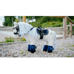 Mini-sela + cilha Pony Academy Preto