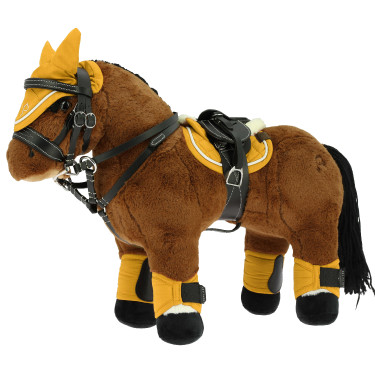 Mini-sela + cilha Pony Academy Preto
