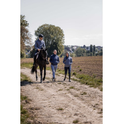 Calças Equithème Capucine mulher Marinho Azul-marinho