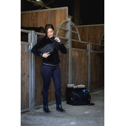 Bolsa Je t’aime Equithème + Porta-moedas Preto