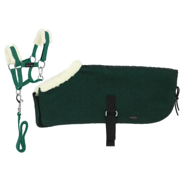 Conjunto Mini cabresto + manta Pony Academy Verde escuro Conjunto Mini cabresto + manta Pony Academy Verde escuro