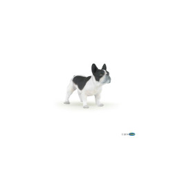 Estatueta Buldogue Francês preto e branco Papo Estatueta Buldogue Francês preto e branco Papo