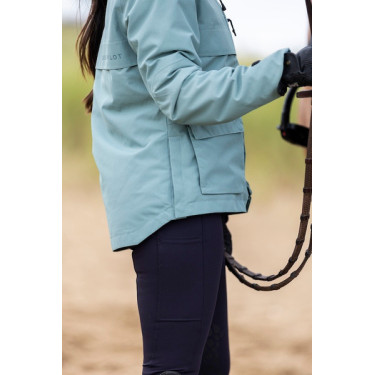 Casaco Essential Horse Pilot feminino Verde sálvia