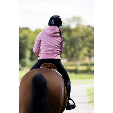 Casaco polar Pampa Horse Pilot feminino Rosa bebê Casaco polar Pampa Horse Pilot feminino Rosa bebê