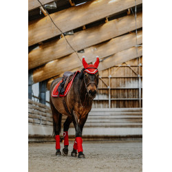 Manta Equithème Natal Vermelho Manta Equithème Natal Vermelho