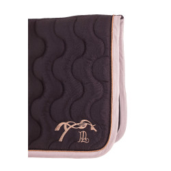 Manta de sela Pénélope Diamant Preto / ouro rosa Manta de sela Pénélope Diamant Preto / ouro rosa