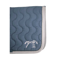 Manta de sela Pénélope Diamant Azul / cinza
