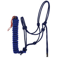 Cabresto etológico + corda guia Norton Duo Azul / preto Cabresto etológico + corda guia Norton Duo Azul / preto